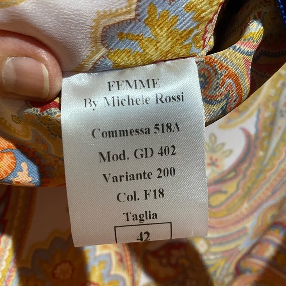 New without tags Retro 1950’s style Red wool coat made in Italy - Picture 6 of 10